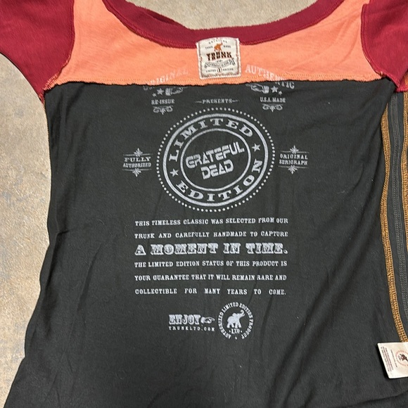 RARE worn 2x TRUNK LTD Grateful Dead Soft Distressed tshirt - Picture 4 of 6